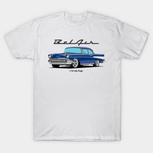 57 Bel Air Blue (Dark) T-Shirt
